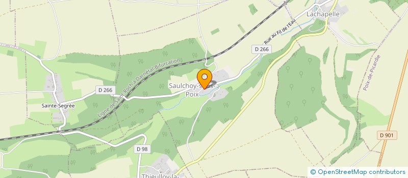 localisation de l'entreprise MONSIEUR MICKAEL PAVIOT  SAULCHOY-SOUS-POIX