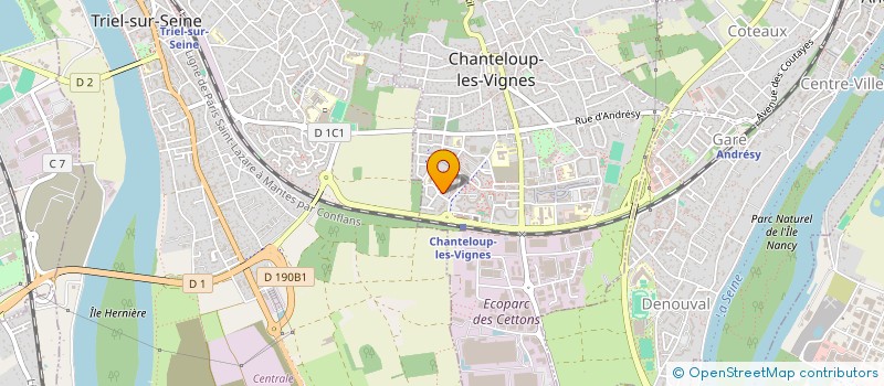 localisation de l'entreprise MONSIEUR MICKAEL PAVON  CHANTELOUP-LES-VIGNES