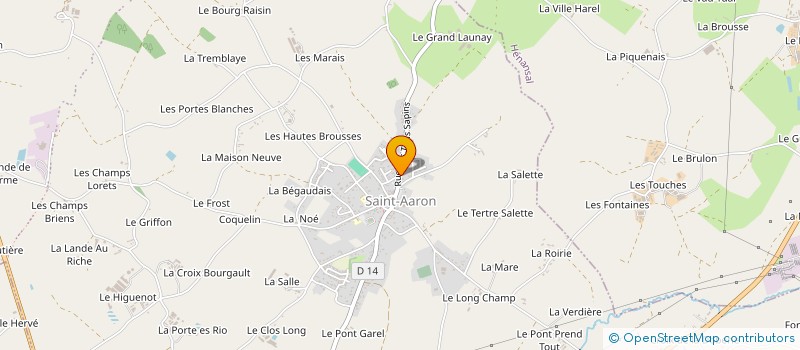 localisation de l'entreprise MONSIEUR MICKAEL PELE  LAMBALLE-ARMOR