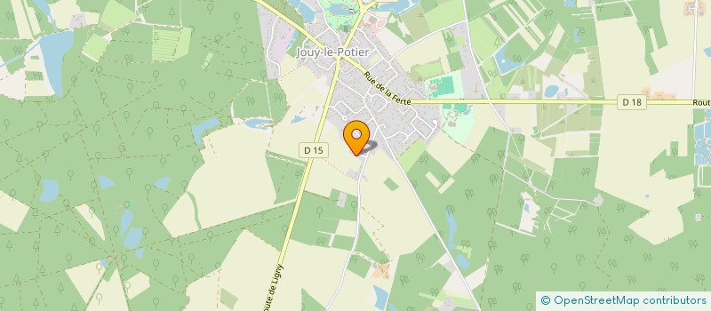 localisation de l'entreprise MONSIEUR MICKAEL PELLETIER à JOUY-LE-POTIER