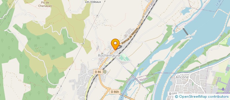 localisation de l'entreprise MONSIEUR MICKAEL PELOURSON à ROCHEMAURE