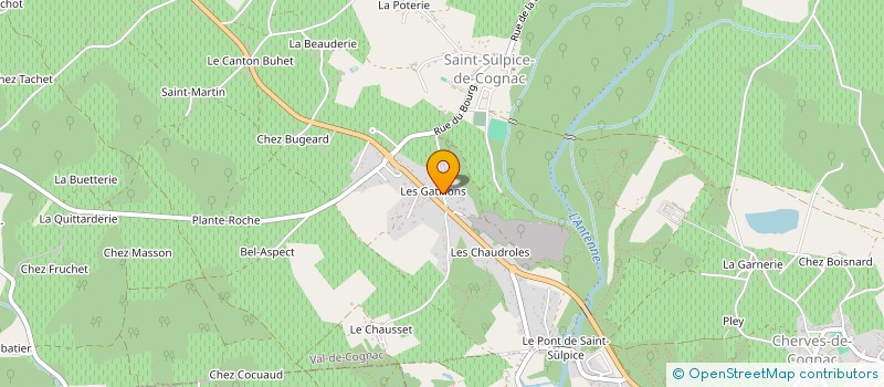 localisation de l'entreprise MONSIEUR MICKAEL PELTIER à VAL-DE-COGNAC