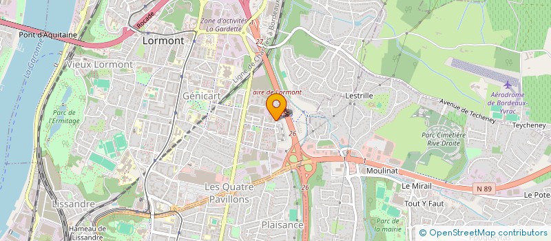 localisation de l'entreprise MONSIEUR MICKAEL PENTECOTE à LORMONT