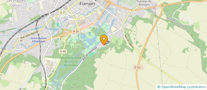 localisation de l'entreprise MONSIEUR MICKAEL PEREIRA à ETAMPES