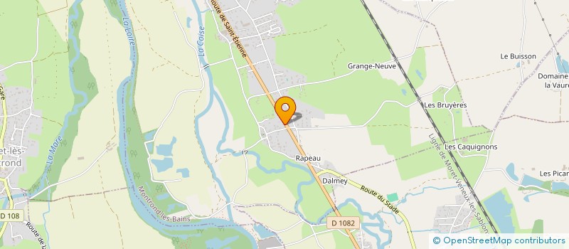 localisation de l'entreprise MONSIEUR MICKAEL PEREIRA  MONTROND-LES-BAINS