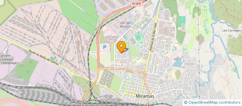 localisation de l'entreprise MONSIEUR MICKAEL PEREZ à MIRAMAS