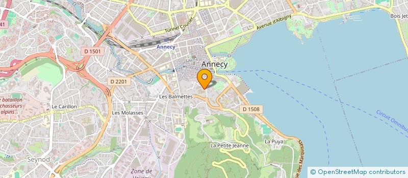 localisation de l'entreprise MONSIEUR MICKAEL PERNODET à ANNECY