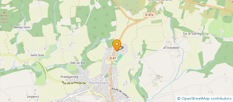 localisation de l'entreprise MONSIEUR MICKAEL PERON  PLOMODIERN