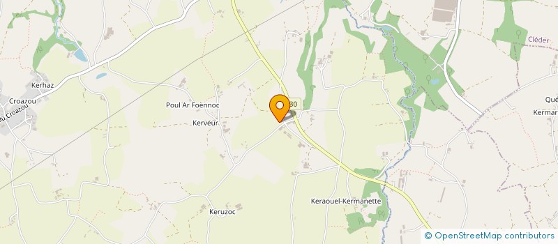 localisation de l'entreprise MONSIEUR MICKAEL PERON  PLOUNEVEZ-LOCHRIST