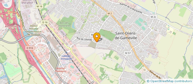 localisation de l'entreprise MONSIEUR MICKAEL PERRET  LABEGE