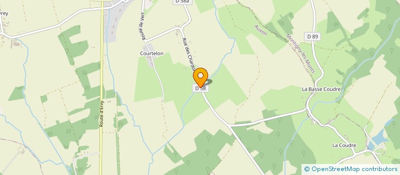 localisation de l'entreprise MONSIEUR MICKAEL PETER  AUXON