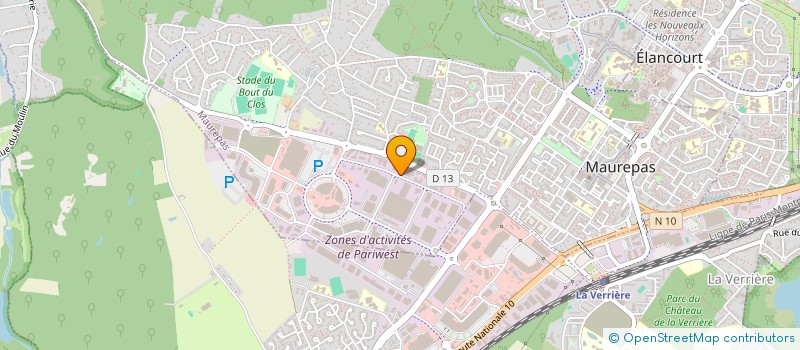 localisation de l'entreprise MONSIEUR MICKAEL PETIT  MAUREPAS