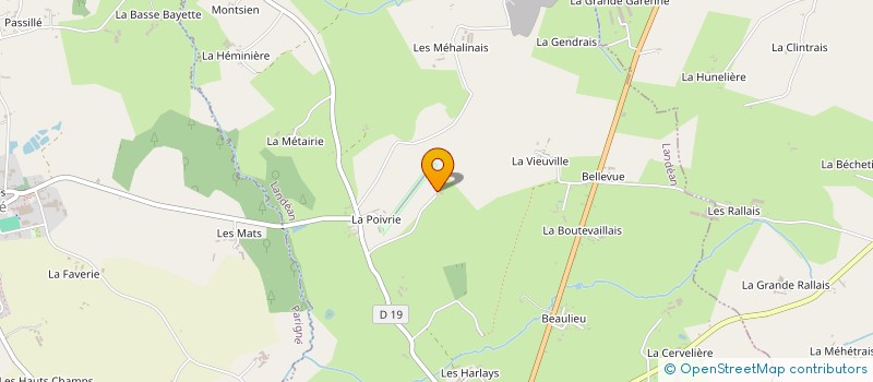 localisation de l'entreprise MONSIEUR MICKAEL PETIT  LANDEAN