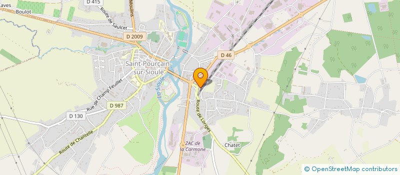 localisation de l'entreprise MONSIEUR MICKAEL PETIT-JEAN  MONETAY-SUR-ALLIER