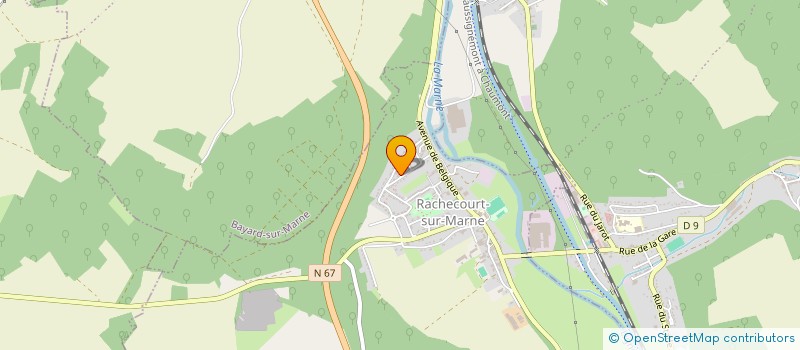 localisation de l'entreprise MONSIEUR MICKAEL PFISTER à RACHECOURT-SUR-MARNE