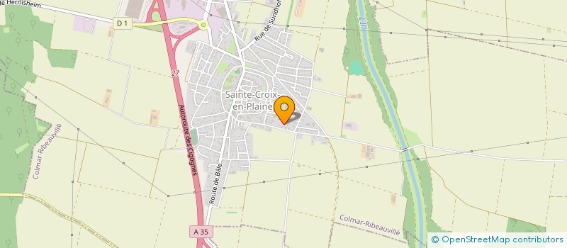 localisation de l'entreprise MONSIEUR MICKAEL PHILIPPE  SAINTE-CROIX-EN-PLAINE