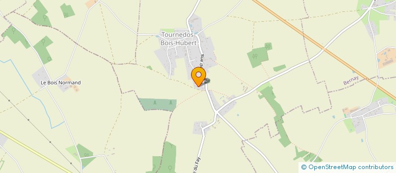 localisation de l'entreprise MONSIEUR MICKAEL PHILIPPE  TOURNEDOS-BOIS-HUBERT