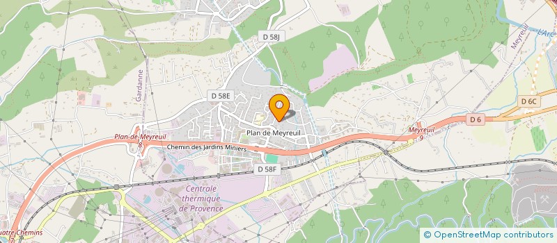 localisation de l'entreprise MONSIEUR MICKAEL PIAZZA  MEYREUIL