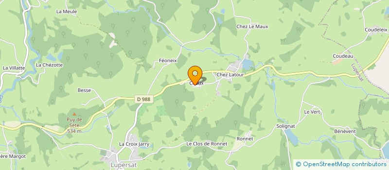 localisation de l'entreprise MONSIEUR MICKAEL PICAUD  CHAMPAGNAT