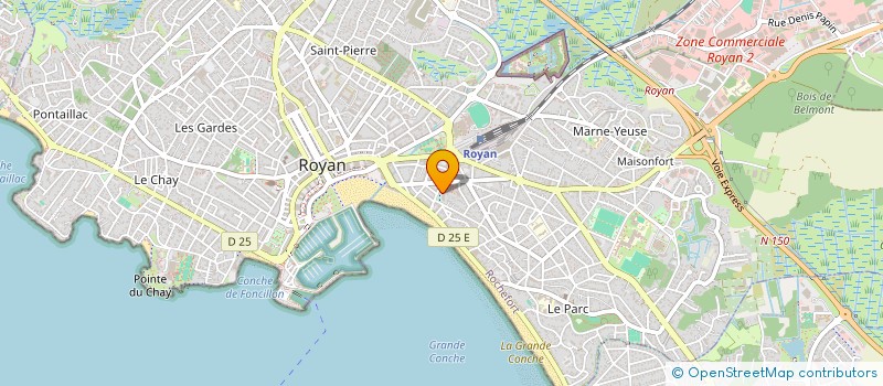 localisation de l'entreprise MONSIEUR MICKAEL PIERRET  ROYAN