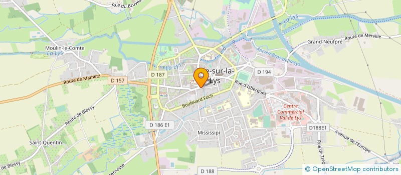 localisation de l'entreprise MONSIEUR MICKAEL PIETA  AIRE-SUR-LA-LYS