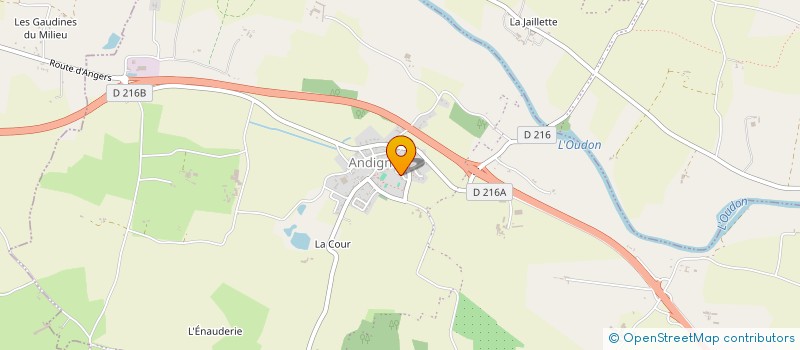 localisation de l'entreprise MONSIEUR MICKAEL PIGEON  LE LION D'ANGERS