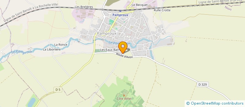 localisation de l'entreprise MONSIEUR MICKAEL PIGNON  PAMPROUX