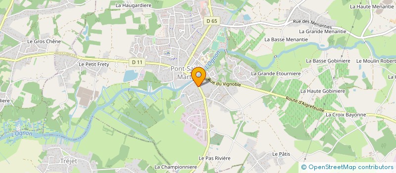 localisation de l'entreprise MONSIEUR MICKAEL PIN  MONTBERT