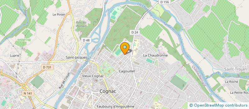 localisation de l'entreprise MONSIEUR MICKAEL PINA à COGNAC
