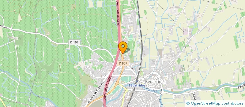 localisation de l'entreprise MONSIEUR MICKAEL PINAUD  BEDARRIDES