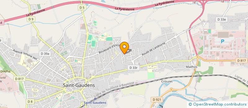 localisation de l'entreprise MONSIEUR MICKAEL PISTONE PITILLO  SAINT-GAUDENS