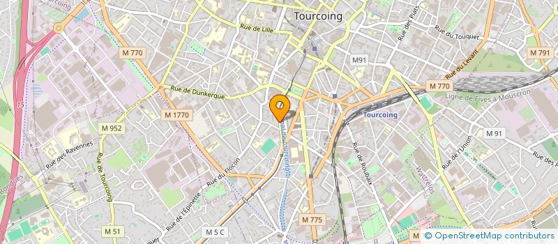 localisation de l'entreprise MONSIEUR MICKAEL PLANQUART  TOURCOING