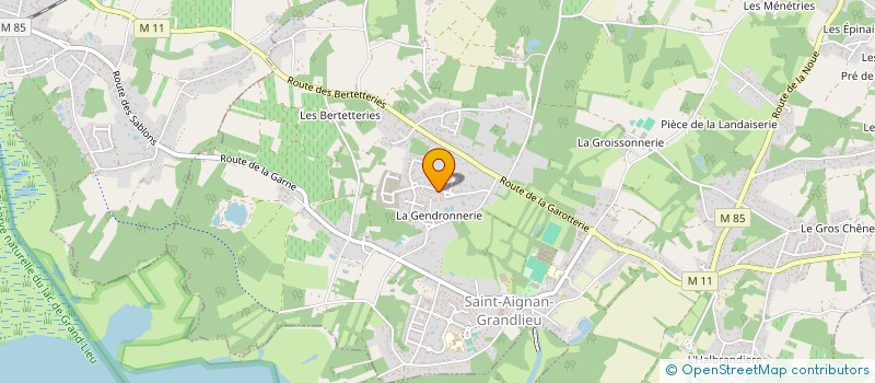 localisation de l'entreprise MONSIEUR MICKAEL PLANTE  SAINT-AIGNAN-GRANDLIEU