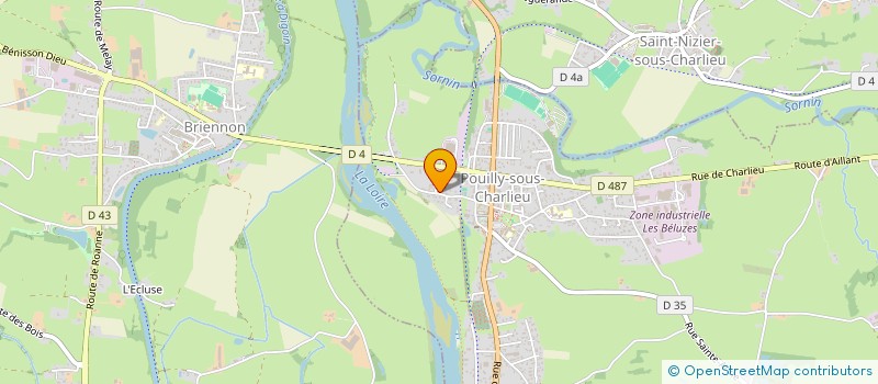 localisation de l'entreprise MONSIEUR MICKAEL PLASSE  POUILLY-SOUS-CHARLIEU