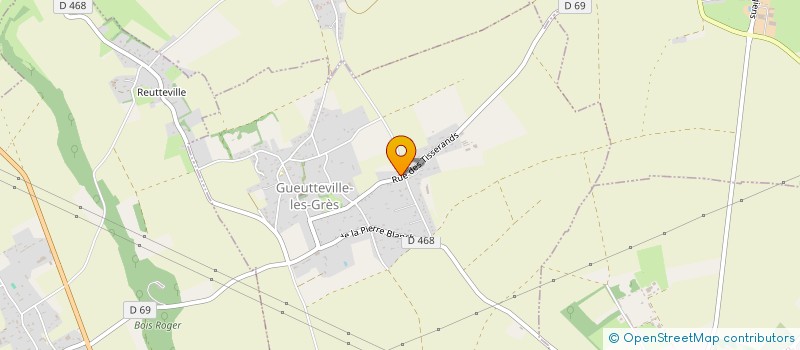 localisation de l'entreprise MONSIEUR MICKAEL POISSONNIER  GUEUTTEVILLE-LES-GRES