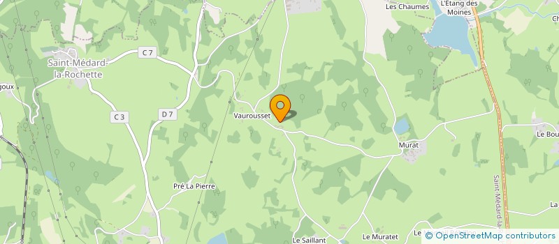 localisation de l'entreprise MONSIEUR MICKAEL POMMEREUL à SAINT-MEDARD-LA-ROCHETTE
