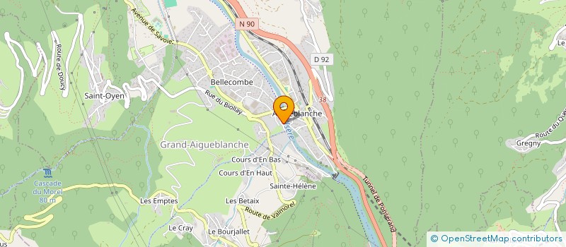 localisation de l'entreprise MONSIEUR MICKAEL PONCET  GRAND-AIGUEBLANCHE