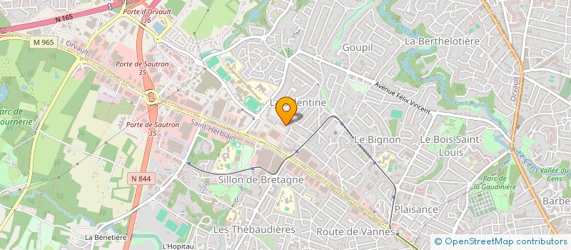 localisation de l'entreprise MONSIEUR MICKAEL POPPOFF à ORVAULT