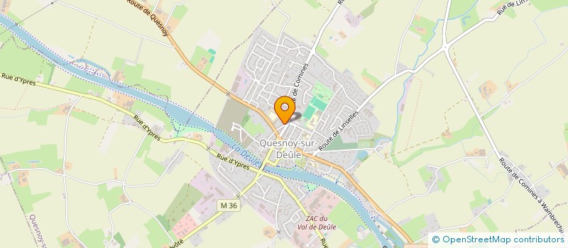 localisation de l'entreprise MONSIEUR MICKAEL PORTAUX à QUESNOY-SUR-DEULE