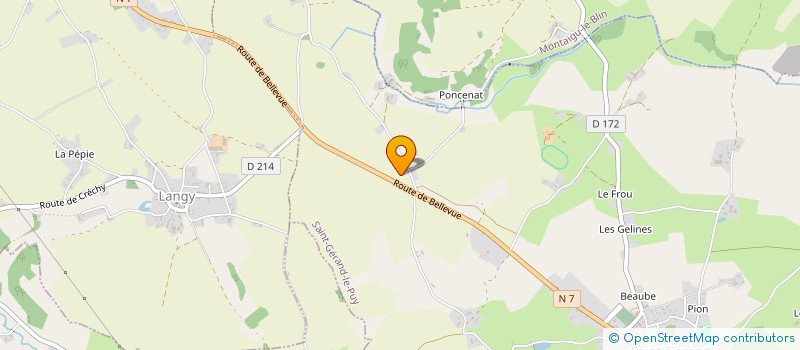 localisation de l'entreprise MONSIEUR MICKAEL POTENSIER  LANGY