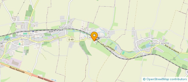 localisation de l'entreprise MONSIEUR MICKAEL POUCHAIN  CAPELLE-FERMONT