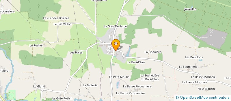 localisation de l'entreprise MONSIEUR MICKAEL POURE  FERCE