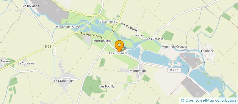 localisation de l'entreprise MONSIEUR MICKAEL POUSSET à SAUMERAY