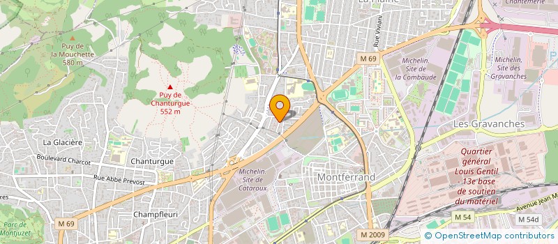 localisation de l'entreprise MONSIEUR MICKAEL PRANA  CLERMONT-FERRAND