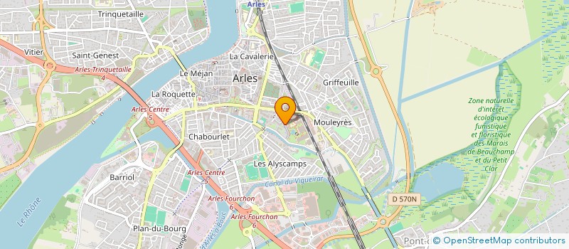 localisation de l'entreprise MONSIEUR MICKAEL PRESSOUYRE  ARLES