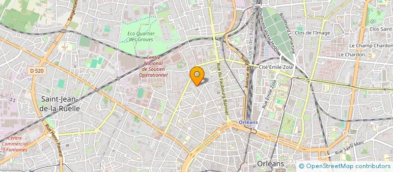 localisation de l'entreprise MONSIEUR MICKAEL PREVOST à ORLEANS