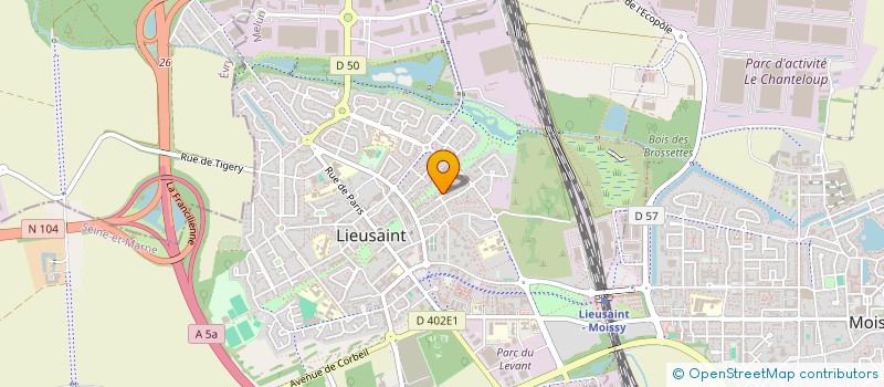 localisation de l'entreprise MONSIEUR MICKAEL PRIFUGARD  LIEUSAINT