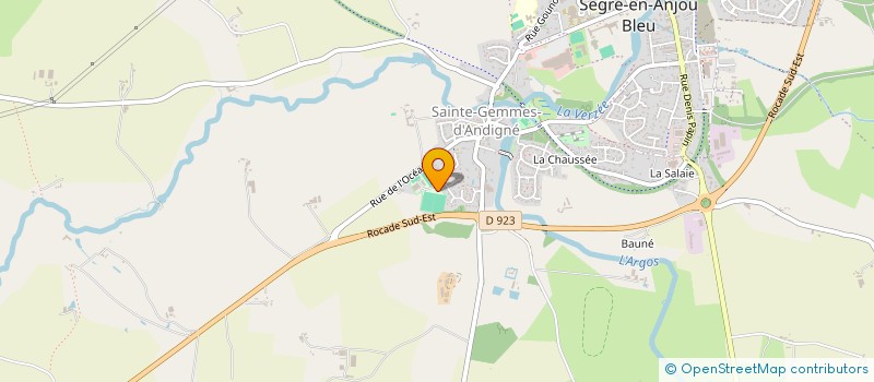 localisation de l'entreprise MONSIEUR MICKAEL PRODHOMME  SEGRE-EN-ANJOU BLEU