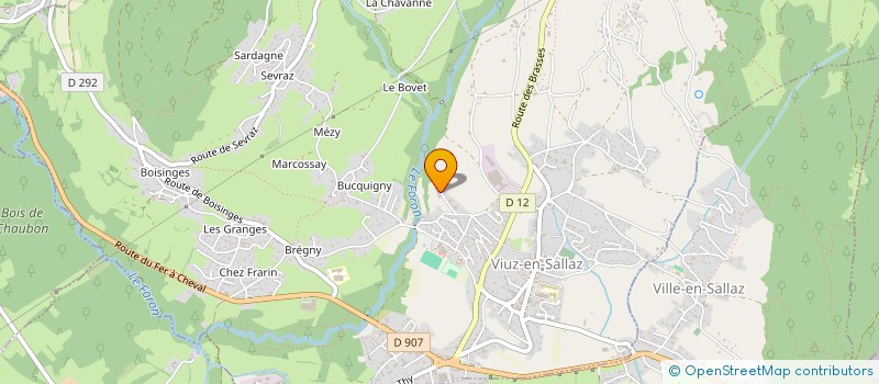 localisation de l'entreprise MONSIEUR MICKAEL PRUNIER  VIUZ-EN-SALLAZ