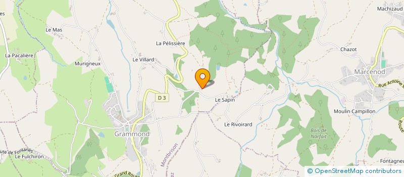 localisation de l'entreprise MONSIEUR MICKAEL PUPIER  GRAMMOND